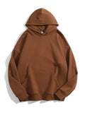 Women Hooded Sweatshirts Pullover Oversized Thick Solid Loose Cotton Sweatshirt Vintage Winter Hoodies Women Overzise