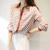 print ladies shirts Women's Blouses 2022 Spring Summer Long Sleeve casual Shirts Tops Blusas