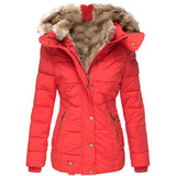 Winter Warm Collar Long-sleeve Zipper Slim-fitting