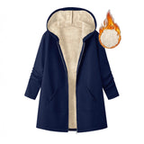 And Long-Term Hooded Jacket In Autumn And Winter