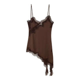 Women's ZA Irregular Lace Side Pure Lusty