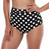 Swimwear 2021 Sexy Bikinis Women's Bathing Suit Polka Dot Swimsuit Retro Open Back Ruffled High Waist Push-up Bikini