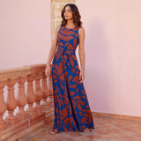 Fashion Temperament Round-Neck Printing In The Summer Of