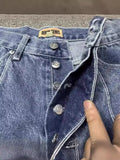 Summer New Direct Selling Trend Brand Devil Island Hip-Hop Water Washed Jeans Shorts Loose Leisure-Outfit