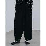High Elastic Waist Apricot Thick Long Wide Leg Pants New Loose Fit Trousers Women Fashion Tide Spring Autumn 2023