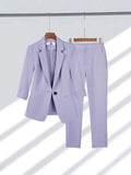 New Professional Casual Nine-Sleeve Suit Suit Women's