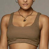 Solid Sportswear 2 Two Piece Sets Women 2021 Crop Top And Drawstring Shorts Matching Suits Summer Athleisure Outfits