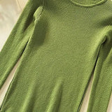 WOTWOY Ribbed Knitted Turtleneck Sweater Women Autumn Winter Slim Fit Basic Pullover Female Long Sleeve Black White