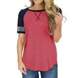 Sleeve Top Women Short Sleeve T-shirt 2020 New Solid Tops Tee Casual Female T Shirt O-neck Streetwear Lady Top