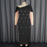 Spring/Summer Sweet Spicy Wind Bow Tectorial Dress Party Wine Stud Bag Butt
