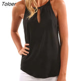 Sleeveless Solid Women T-shirt Ladies Asymmetrical Fashion Tops Ladies Casual Loose Tees Shirt Plus