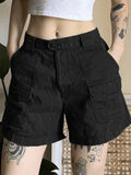 Classic Jeans Cargo Shorts with Straight