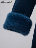 Thick Sweater For Women Winter 2022 White Pullovers Warm Womens Velvet Sweaters Knitted Thicken Warm Pullover