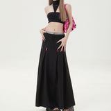 And Cool Spicy Girls' White Neck Suspender Vest Girls Wear A New Summer Bra Top With A Sense Of Design.-Outfit