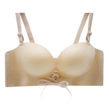 Padded Push Up Bras Add Two Cups Brassiere Unlined Seamless Bra for Women A B