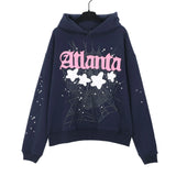 Brand Sp5der 55555 Star Printed Hoodie Pantsuit Suit For Men And Women-Outfit