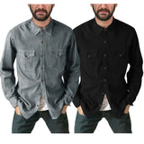 Men's Shirt 2025 New Wish Denim Cardigan Station Jacket Multi-Color