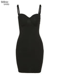 Sisterlinda Spring Party Vacation Birthday Trend Y2K Dress Women Sleeveless Backless Skinny Sexy Nightclub Clubwear Lady