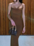 Solid Color Slim Maxi Slip