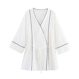 Women's 2025 Summer Cocksuit Collidered Coat + Casual Pants Set Women's