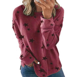 Loose Oversized Long Sleeves T-shirt Printed