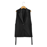 Women Jacket Elegant Office Lady Blazers Outwear White Sexy Split Fork Cape Suit Cape Sleeve Female Coat Spring Autumn-Outfit