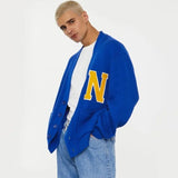 Knitted Cardigan Sweater Men Autumn Long Sleeve Loose Jumper Jaded Casual London V-neck Oversized Cardigans Men