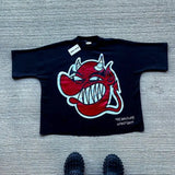 Short-Sleeved Summer Leisure Loose Demon Printing Boys And Girls Source-Outfit