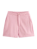 And Summer New High-Rise Thin Sicilian Vest Wearing Loose Shorts Two