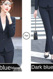 Spring New Professional Women's Trousers Suit Slimming Long-sleeved Suit Business Suit Small Suit Women's Work