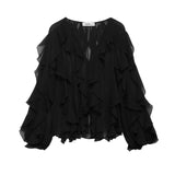 Homemade New Women's Classic Fashion Stylish Stacked Decorative Shirt