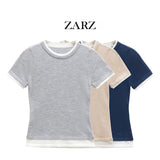 Homemade New Women's Classic Fashion Double T-Shirt
