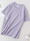 Sleeve Oversized T-shirt Cotton Women Top Summer 2022 Solid White T shirts 100% Cotton Tees Lady Basic T Shirt Women