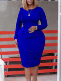 Women's Clothing 2025 Autumn And Winter 2025 New Elegant Office Office African