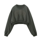 Neck Head Short Style Sweater 1131304 Spliced Shorts 1131311 Set-Outfit