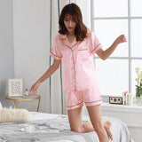 Women Pyjamas Cute Cow Print Pajamas Casual Comfortable Homewear Two-Piece Sleepwear Female Summer Set