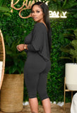 Halloween Pumpkin Off Shoulder Long Sleeve Top And Midi Pants