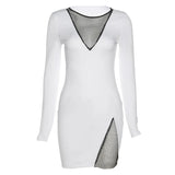 Toloer Female Spring And Autumn Senior Sense Small Fashion Sexy Tight Package Hip Skirt Pure Desire Night Long Sleeves-Outfit