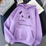 And Winter New Harajuku Sweatshirt Couple Shirt Personality Retro Dinosaur