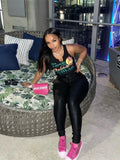 Summer Streetwear Clothes Bodycon T Shirts Crop Top Women V Neck Cut Out Crop Top Female White Tees Tank Tops Women