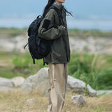 Toloer Spring And Autumn Winter Overalls Hooded Function Trend Brand Thin Coat Jacket Loose-Outfit