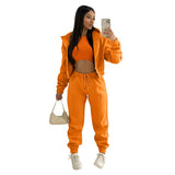 Thick Hooded 3 Piece Pants