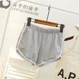 Summer Fashion Stretch Waist Casual Shorts Woman High Waist Black White Shorts Harajuku Beach Sexy Short Women'S