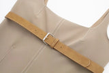New Spring Style Silk Thread Decoration With Belt Slim Halter Top 3067006-Outfit