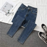 Jeans Slim Thin Female Denim Pants Womens Jeans Spring Autumn Woman Stretch Bottoms Feminino Skinny Pants Women