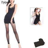 High Waist Sun Protection Stockings Ladies Sexy Breathable Skinny Legs Tights Slim Tear Resistant Nylon Pantyhose