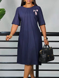 Women's 2025 New Fashion Temperament Elegant Solid Colored Grand African