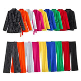 Belt Dress Collar Suit Jacket 2310187 Slim Straight Tube High Waist Trousers 2216118 Suit-Outfit