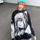 Anime Death Note Misa Cosplay Costumes Amane Imitation Sexy Tops Sweater Uniform Outfit Anime Loose Sweater
