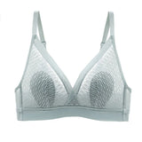 Wireless Bra Ultra Thin Lace Underwear Women Deep V Plunge Brassiere Femme 32 to